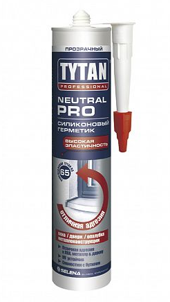 Герметик Tytan Professional Neutral PRO силиконовый, прозрачный, 310мл
