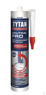 Герметик Tytan Professional Neutral PRO силиконовый, белый, 280мл #1