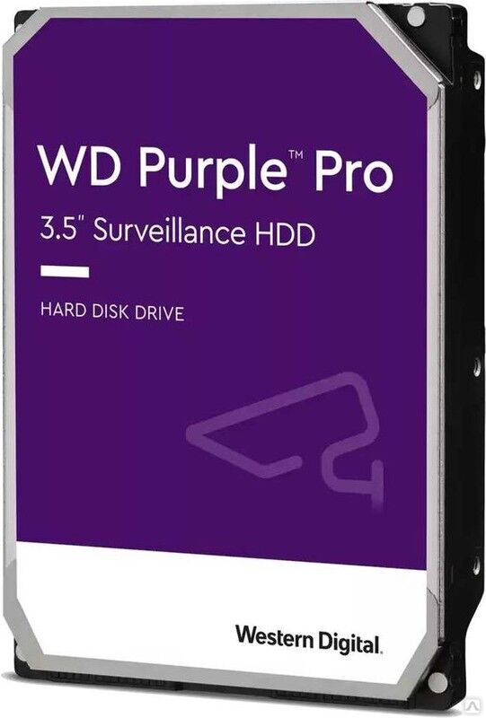 Жесткий диск WD Purple WD20PURZ, 2Тб, HDD, SATA III, 3.5"