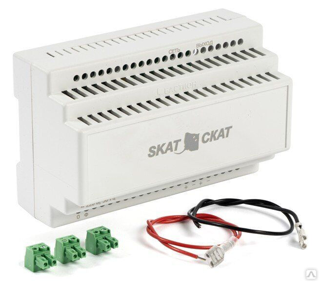 SKAT-12-4,0-DIN (597), источник вторичного электропитания резервированный