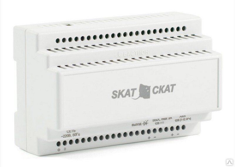 SKAT-12-3,0-DIN (580), источник вторичного электропитания резервированный