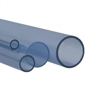 Труба ПВХ прозрачная SDR21, без раструба, Ø 50 мм, стенка 2,4 мм, PN10, длина 3 м, цена за 1 пог. метр Pimtas Plastik