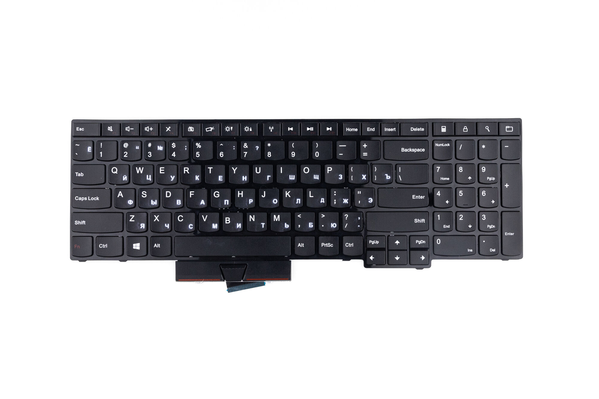 Клавиатура для ноутбука Lenovo Edge E520 E520S E525 p/n: 0A62104, 04W0901, MP-10M33A0, 04W0877