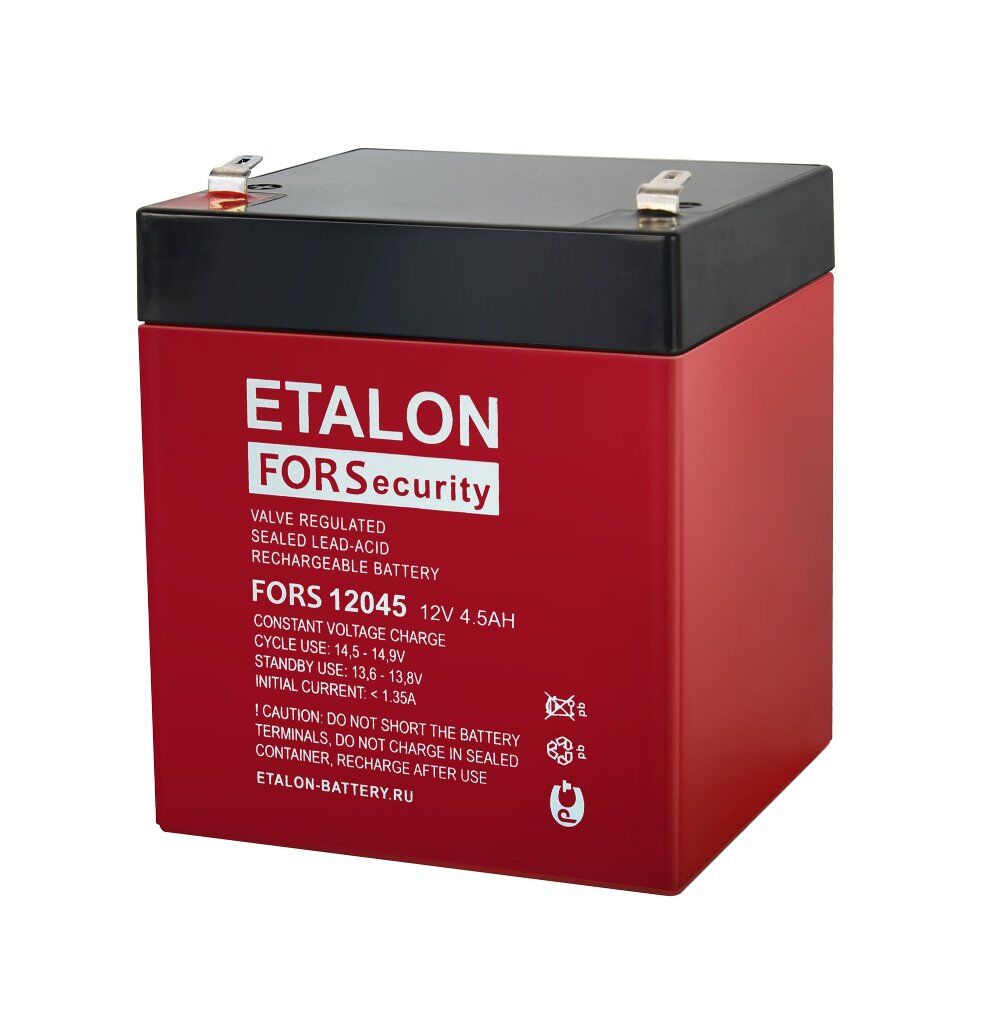 Аккумуляторная батарея 12-4,5 (12В, 4,5Ач) ETALON FORS 12045