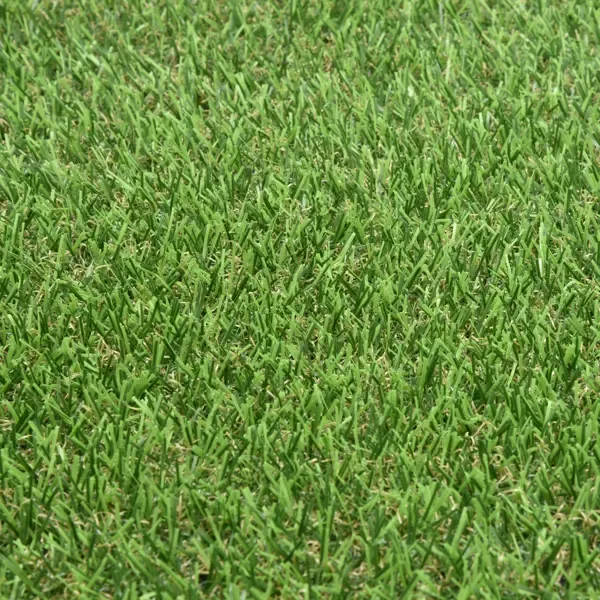 Искусственный газон «Трава» толщина 15 мм ширина 2 м (на отрез) цвет бежевый/зелёный