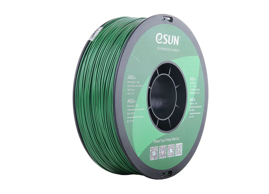 Esun Катушка ABS-пластика 1.75 мм 1 кг, темно-зелёная