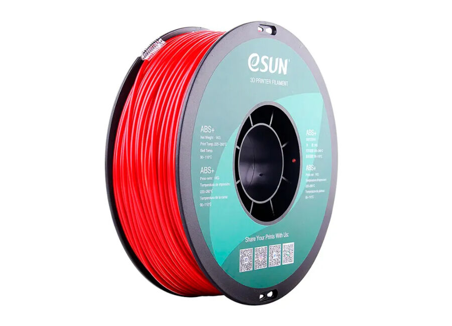 Esun Катушка ABS-пластика 1.75 мм 1 кг, ярко-красная