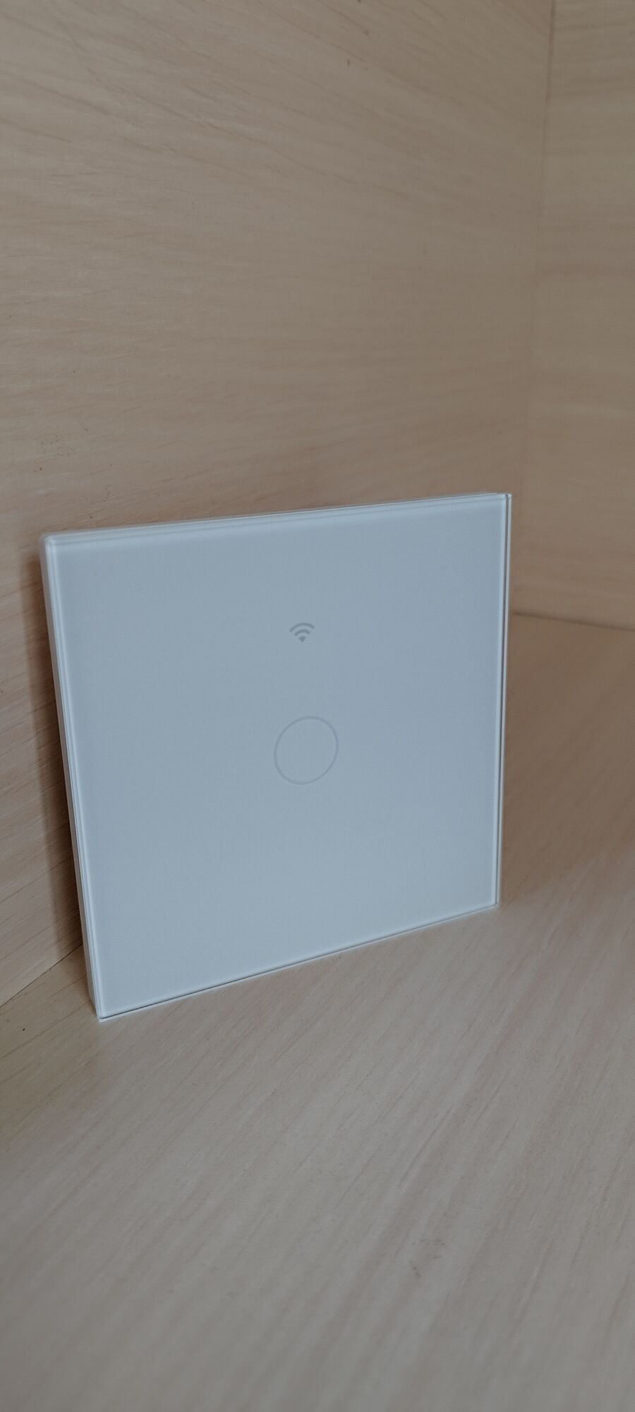 Выключатель сенсорный EU-WIFI+RF-01 2А SMART белый и чёрный