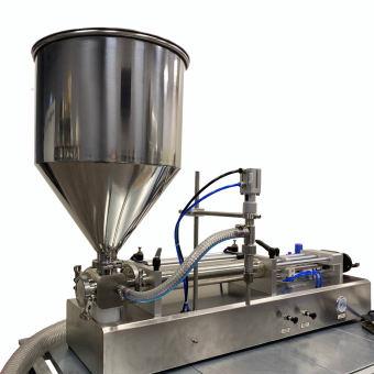 Поршневой пневматический дозатор вязких и густых (пастообразных) продуктов V-5000 P, 500-5000 мл (K)
