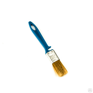 Кисть плоская Bohrer Лаки 25 мм (искусственная щетина 45 х10 мм) синяя пластиковая (720/12) (шт) 81021025 