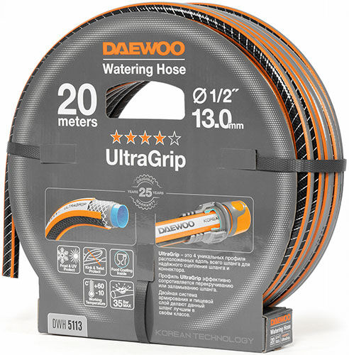 Шланг Daewoo Power Products UltraGrip диаметром 1/2 (13мм) длина 20 метров