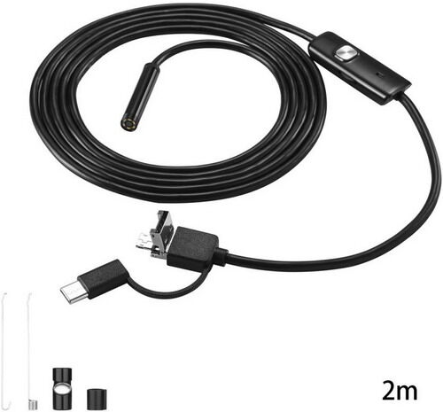 Водонепроницаемый эндоскоп Deko WEC-2 2 м (Micro USB USB Type-C) 065-0154