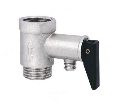 Клапан предохранительный для водонагревателя с ручкой спуска 1/2" PF/ST BS 579