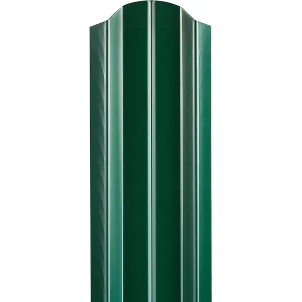 Штакетник односторонний ЭКО-М 76мм 1.8 м 6005 зеленый Без бренда Эконом