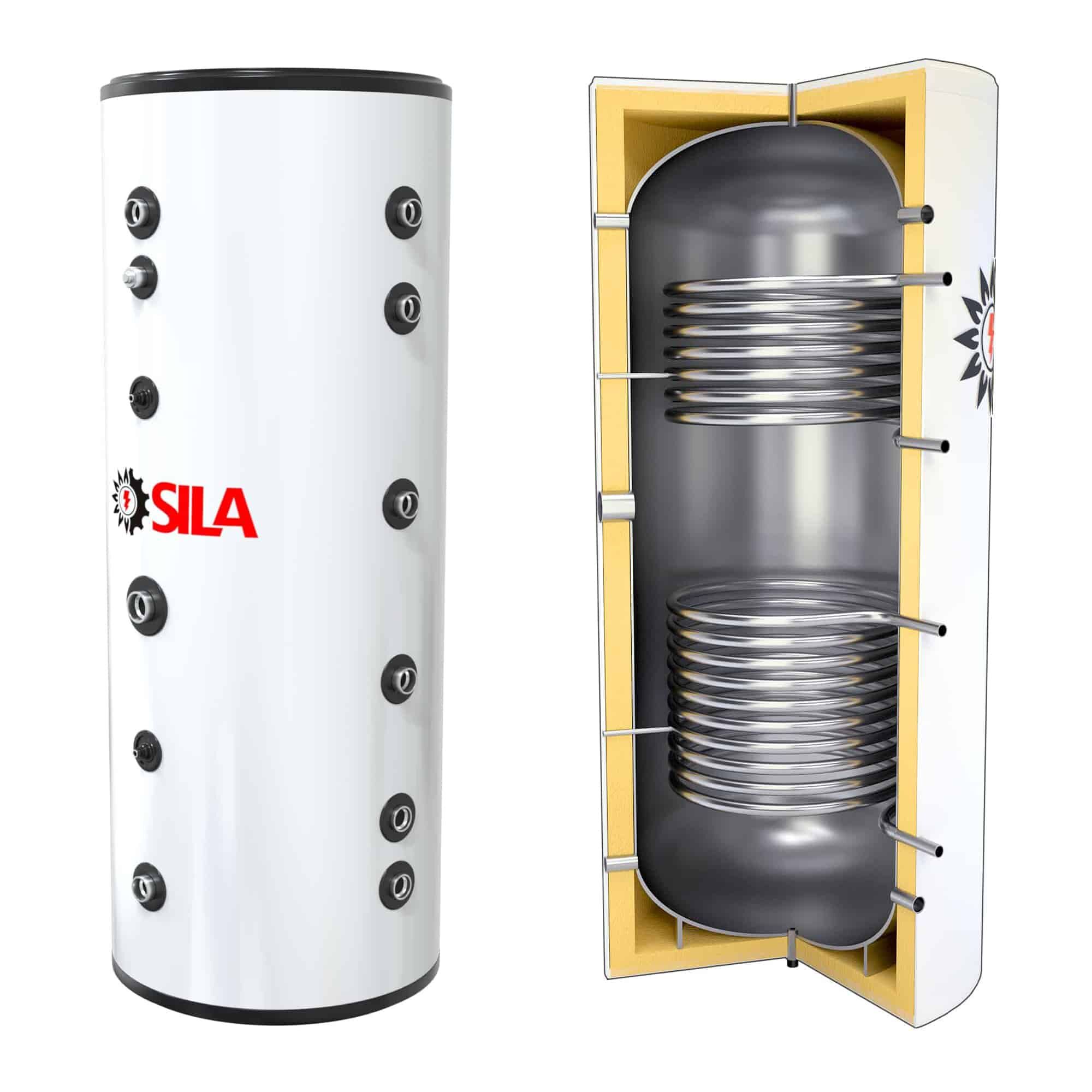 Бойлер косвенного нагрева SILA SST-500 DHP 200 кВт 500 л