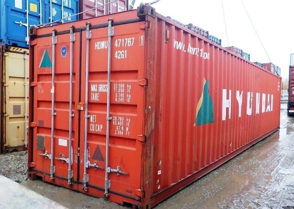 Морской контейнер 40 футов новый