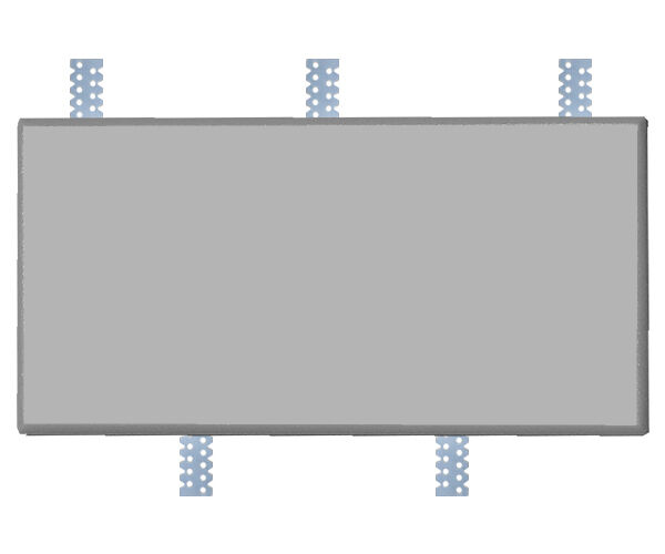 Фасадная панель сайдинга «Гладкая с фаской» 600x300x20