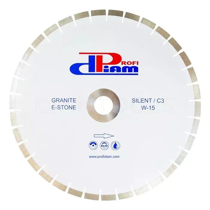 Диск алмазный бесшумный Diam Granite Profi 500x4.0x15x90/50