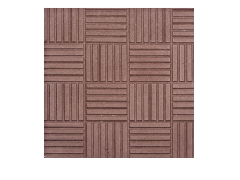Тротуарная плитка "Сетка" 300х300х30 коричневая